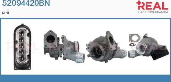 REAL 52094420BN - Turbocompresseur, suralimentation droxauto.com