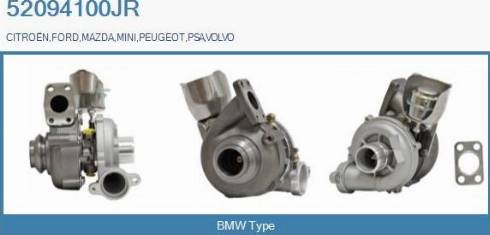 REAL 52094100JR - Turbocompresseur, suralimentation droxauto.com