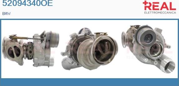 REAL 52094340OE - Turbocompresseur, suralimentation droxauto.com