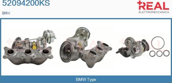 REAL 52094200KS - Turbocompresseur, suralimentation droxauto.com