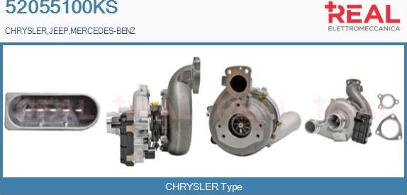 REAL 52055100KS - Turbocompresseur, suralimentation droxauto.com