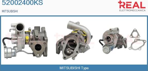 REAL 52002400KS - Turbocompresseur, suralimentation droxauto.com