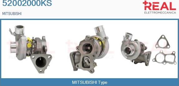 REAL 52002000KS - Turbocompresseur, suralimentation droxauto.com