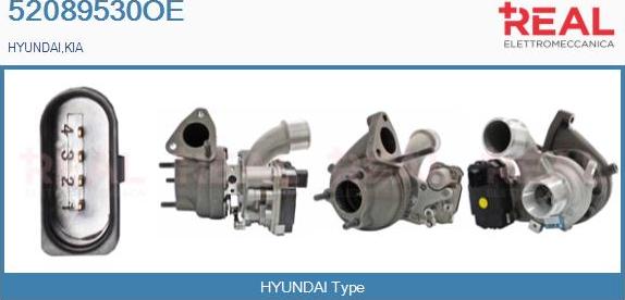 REAL 52089530OE - Turbocompresseur, suralimentation droxauto.com