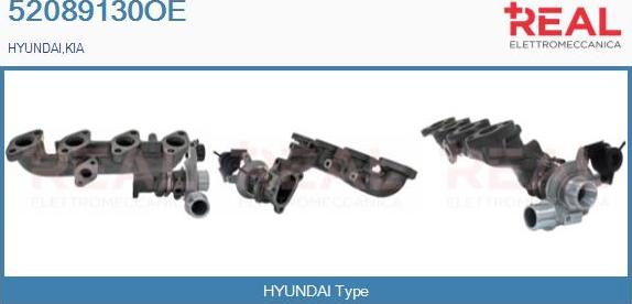 REAL 52089130OE - Turbocompresseur, suralimentation droxauto.com