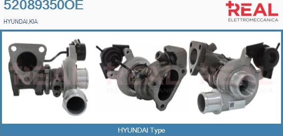 REAL 52089350OE - Turbocompresseur, suralimentation droxauto.com