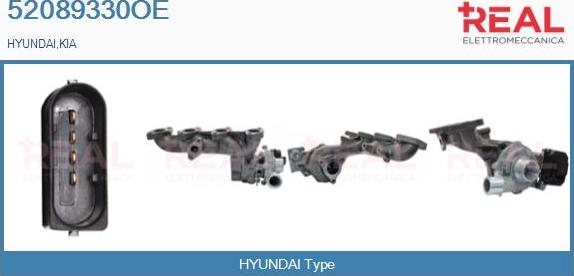 REAL 52089330OE - Turbocompresseur, suralimentation droxauto.com