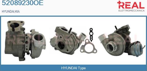 REAL 52089230OE - Turbocompresseur, suralimentation droxauto.com