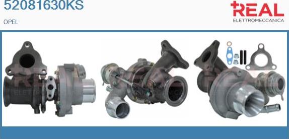 REAL 52081630KS - Turbocompresseur, suralimentation droxauto.com
