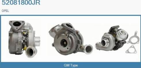 REAL 52081800JR - Turbocompresseur, suralimentation droxauto.com