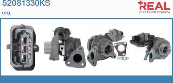 REAL 52081330KS - Turbocompresseur, suralimentation droxauto.com