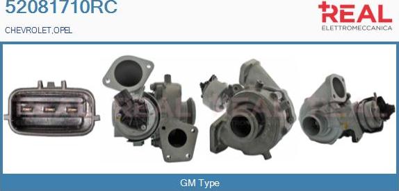 REAL 52081710RC - Turbocompresseur, suralimentation droxauto.com