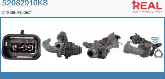 REAL 52082910KS - Turbocompresseur, suralimentation droxauto.com