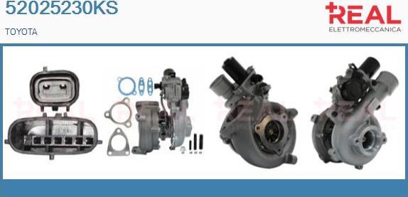 REAL 52025230KS - Turbocompresseur, suralimentation droxauto.com