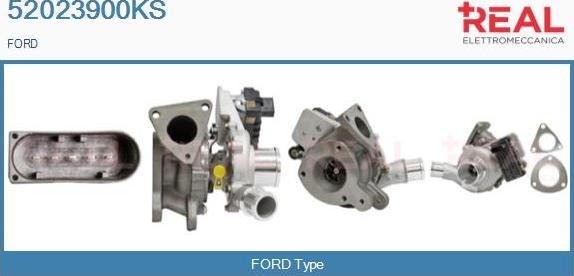 REAL 52023900KS - Turbocompresseur, suralimentation droxauto.com