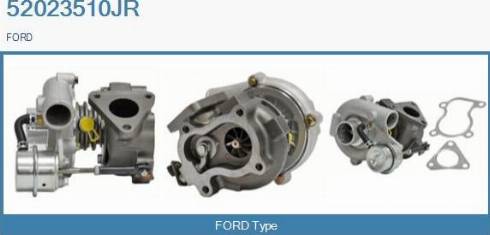 REAL 52023510JR - Turbocompresseur, suralimentation droxauto.com