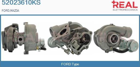 REAL 52023610KS - Turbocompresseur, suralimentation droxauto.com