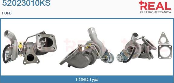 REAL 52023010KS - Turbocompresseur, suralimentation droxauto.com