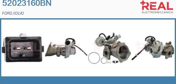 REAL 52023160BN - Turbocompresseur, suralimentation droxauto.com