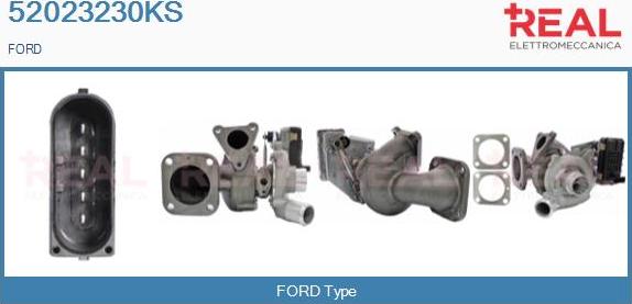 REAL 52023230KS - Turbocompresseur, suralimentation droxauto.com