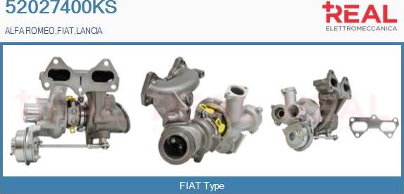 REAL 52027400KS - Turbocompresseur, suralimentation droxauto.com