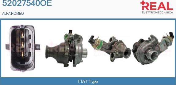 REAL 52027540OE - Turbocompresseur, suralimentation droxauto.com