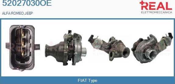 REAL 52027030OE - Turbocompresseur, suralimentation droxauto.com