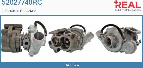 REAL 52027740RC - Turbocompresseur, suralimentation droxauto.com