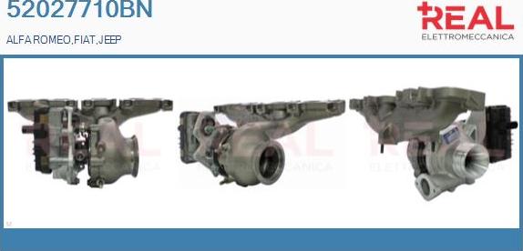 REAL 52027710BN - Turbocompresseur, suralimentation droxauto.com