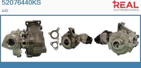 REAL 52076440KS - Turbocompresseur, suralimentation droxauto.com