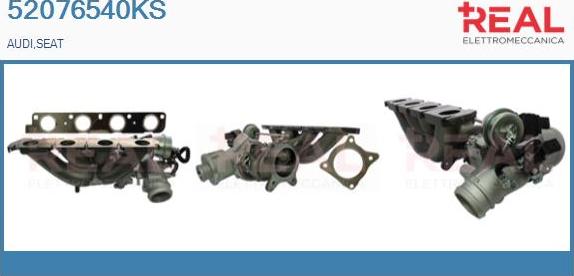 REAL 52076540KS - Turbocompresseur, suralimentation droxauto.com