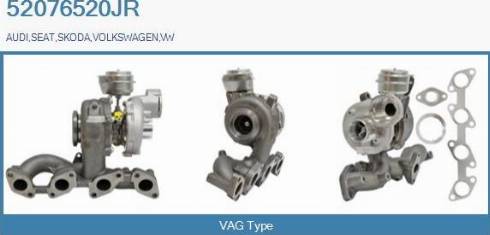 REAL 52076520JR - Turbocompresseur, suralimentation droxauto.com