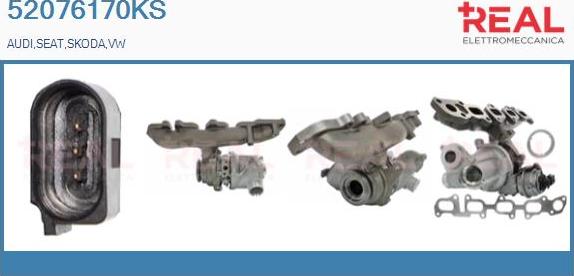 REAL 52076170KS - Turbocompresseur, suralimentation droxauto.com