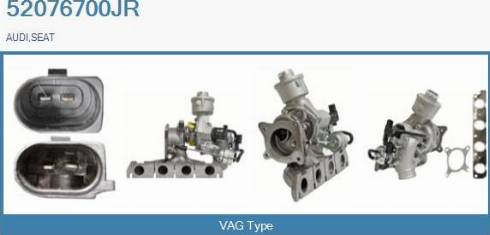 REAL 52076700JR - Turbocompresseur, suralimentation droxauto.com