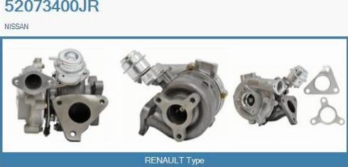 REAL 52073400JR - Turbocompresseur, suralimentation droxauto.com