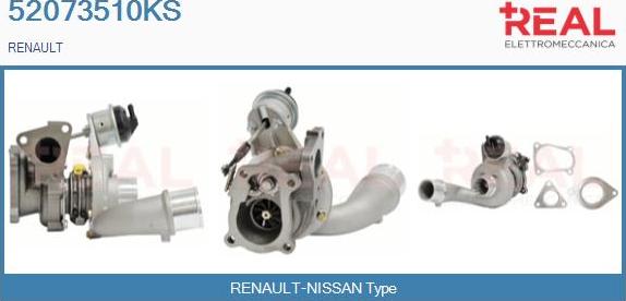 REAL 52073510KS - Turbocompresseur, suralimentation droxauto.com