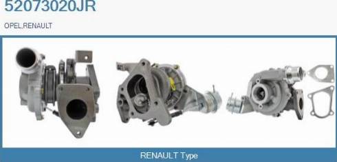 REAL 52073020JR - Turbocompresseur, suralimentation droxauto.com