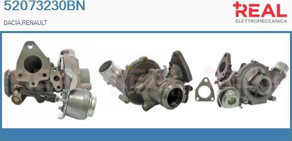 REAL 52073230BN - Turbocompresseur, suralimentation droxauto.com