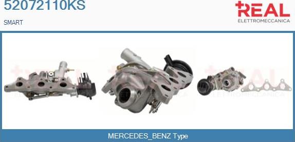 REAL 52072110KS - Turbocompresseur, suralimentation droxauto.com