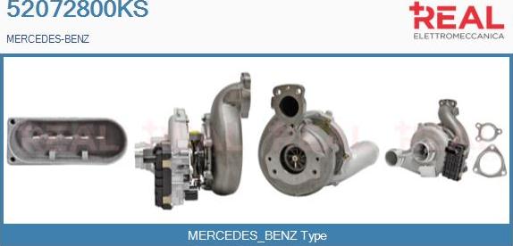 REAL 52072800KS - Turbocompresseur, suralimentation droxauto.com