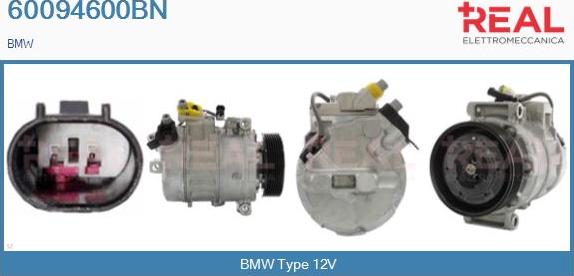 REAL 60094600BN - Compresseur, climatisation droxauto.com