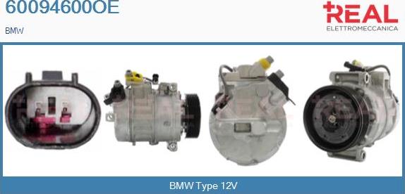 REAL 60094600OE - Compresseur, climatisation droxauto.com