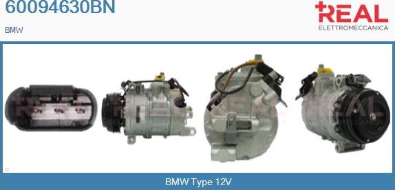 REAL 60094630BN - Compresseur, climatisation droxauto.com