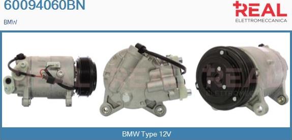 REAL 60094060BN - Compresseur, climatisation droxauto.com