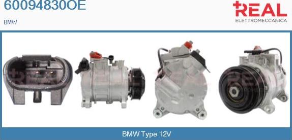 REAL 60094830OE - Compresseur, climatisation droxauto.com
