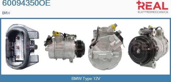 REAL 60094350OE - Compresseur, climatisation droxauto.com