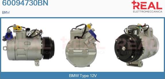 REAL 60094730BN - Compresseur, climatisation droxauto.com