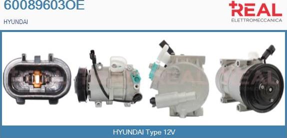 REAL 60089603OE - Compresseur, climatisation droxauto.com