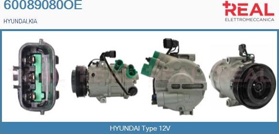 REAL 60089080OE - Compresseur, climatisation droxauto.com