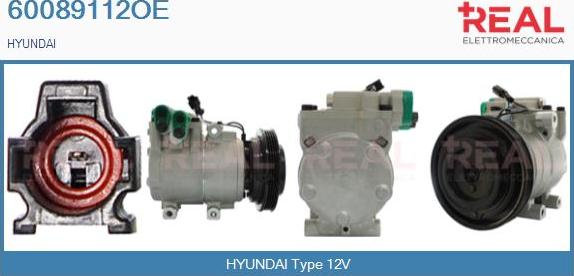 REAL 60089112OE - Compresseur, climatisation droxauto.com